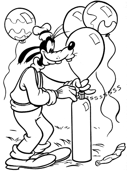 Goofy kolorowanki